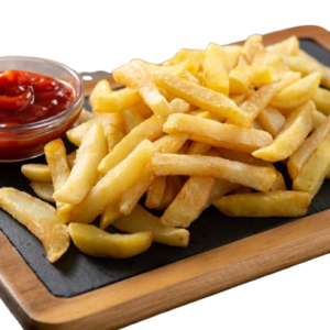 French Fries ( Fresh Fries and Tomato sauce )