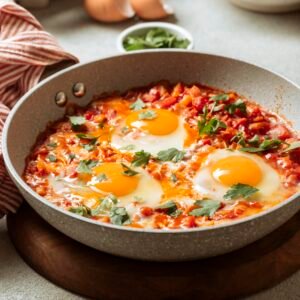 Egg Omelette (With tomatoes and cheese)