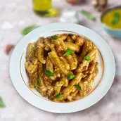 Rigatoni with Pesto of the day